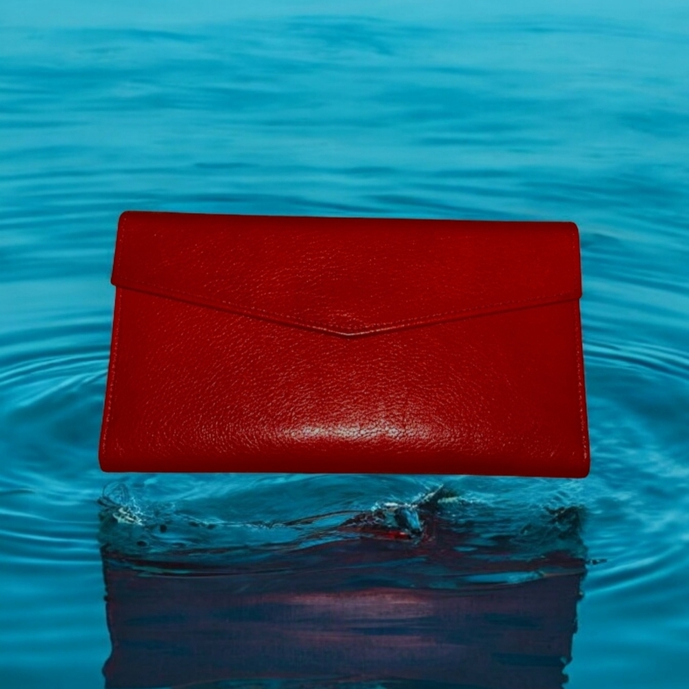 St. Thomas Red “Caretake” Wallet - Vintage, collectors item